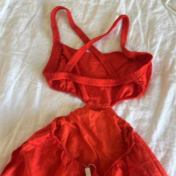Astr the label red jumper / romper / pantsuit - Picture 6 of 7